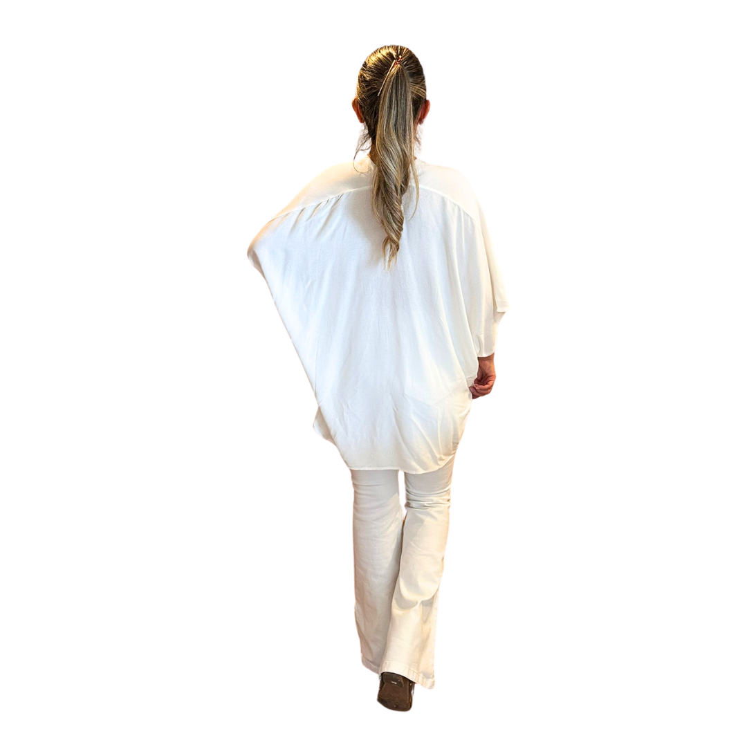 Blusa oversize Blanca 2