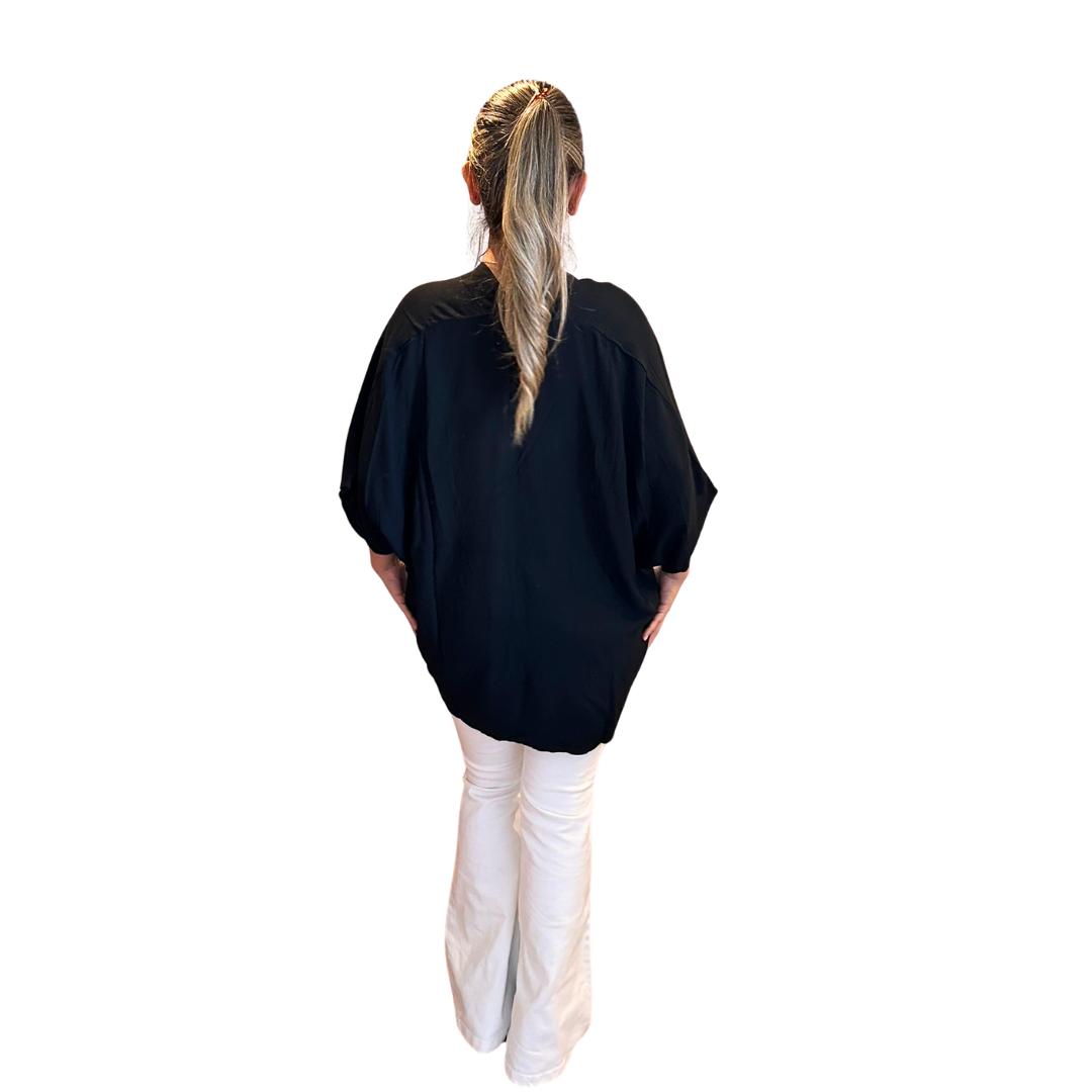 Blusa oversize Negra 2