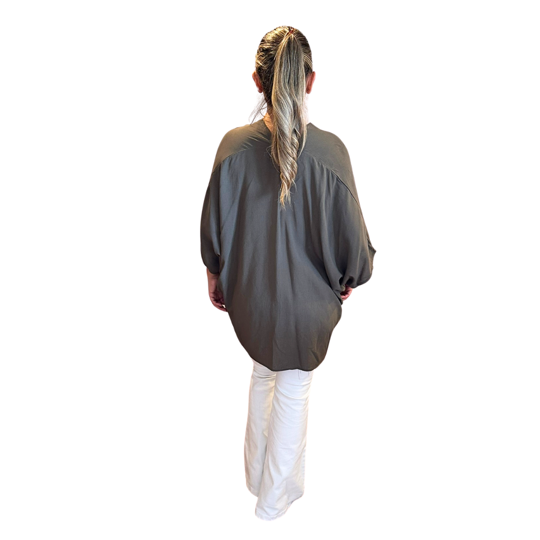 Blusa oversize Verde 2