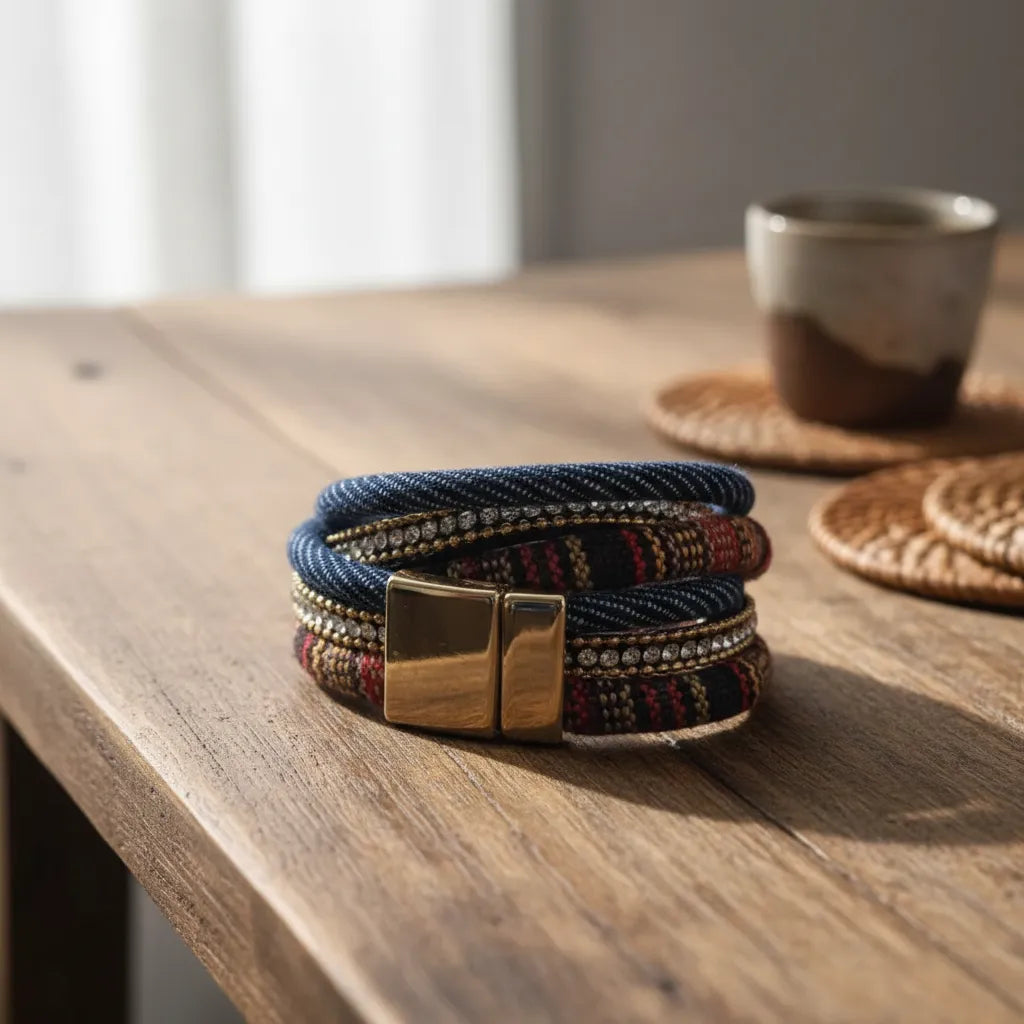 Pulsera broche imán Colores - mod. 12