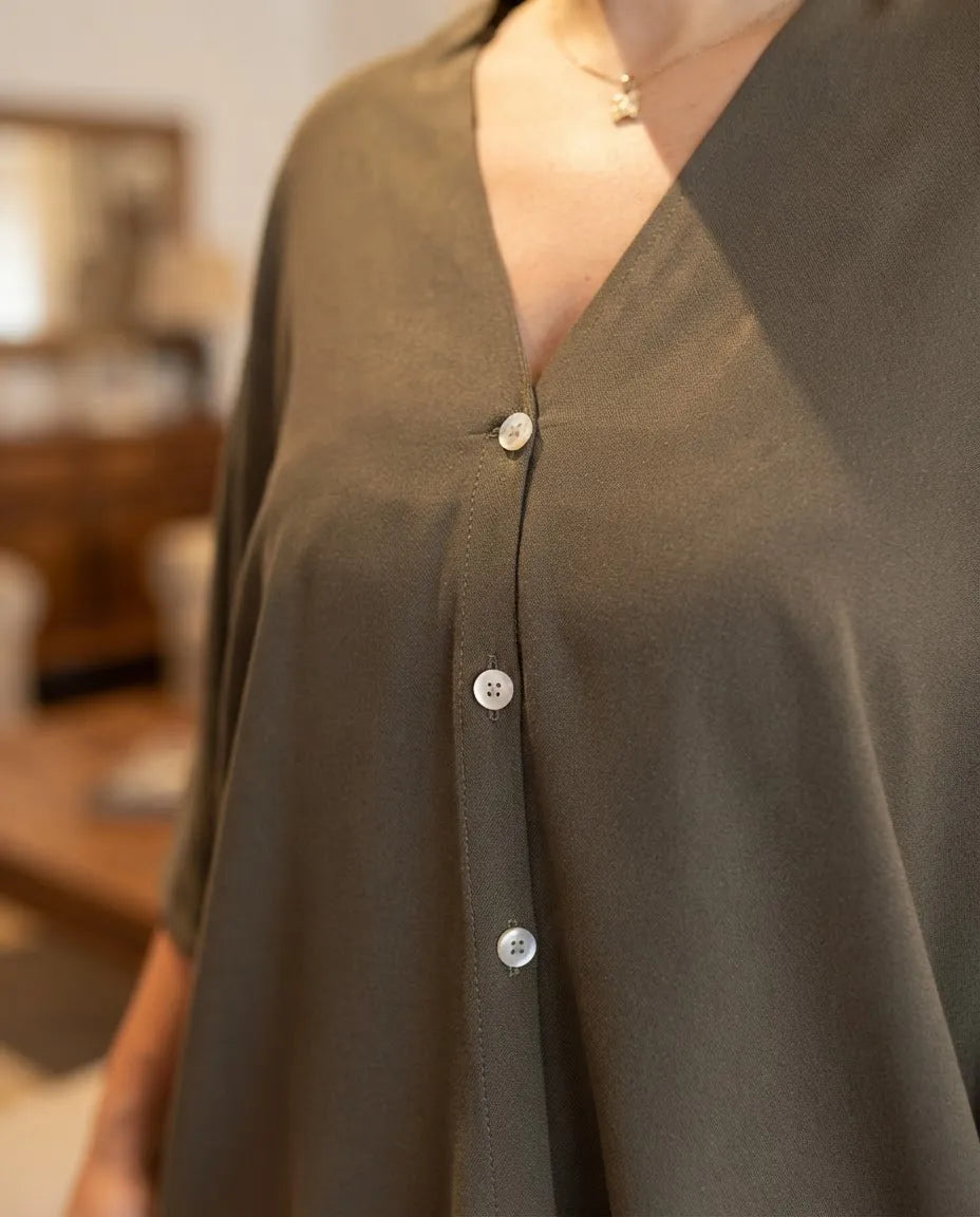 Blusa oversize Verde