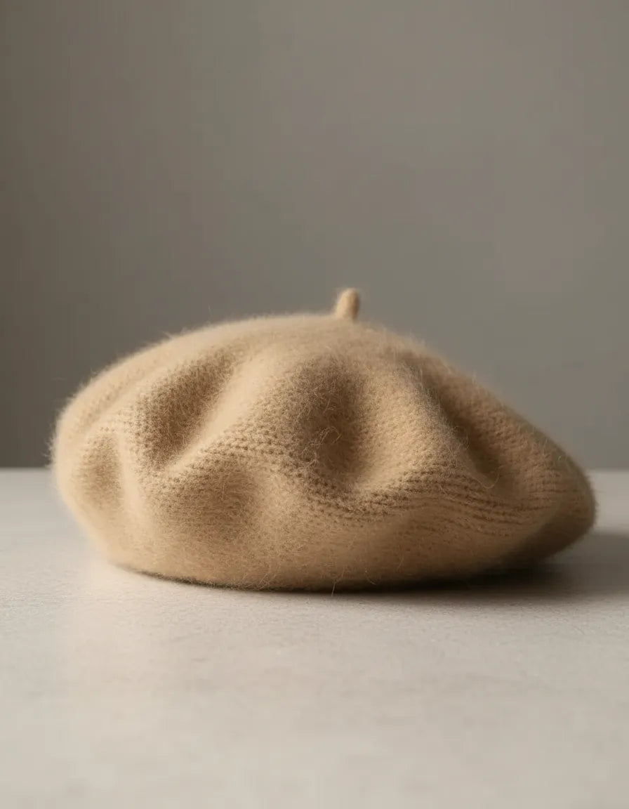 Boina Angora Beige