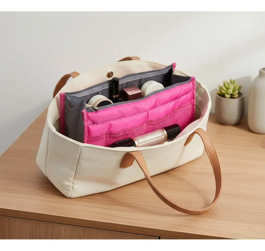 Organizador de Cartera Rosado