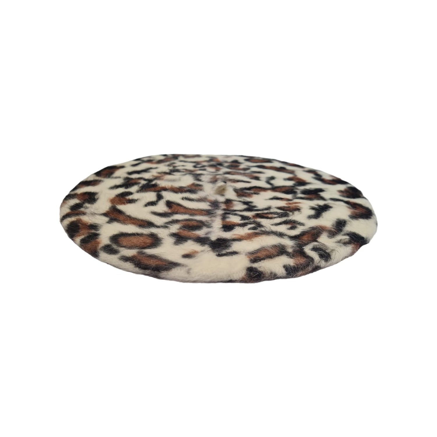 Boina Animal Print Crema