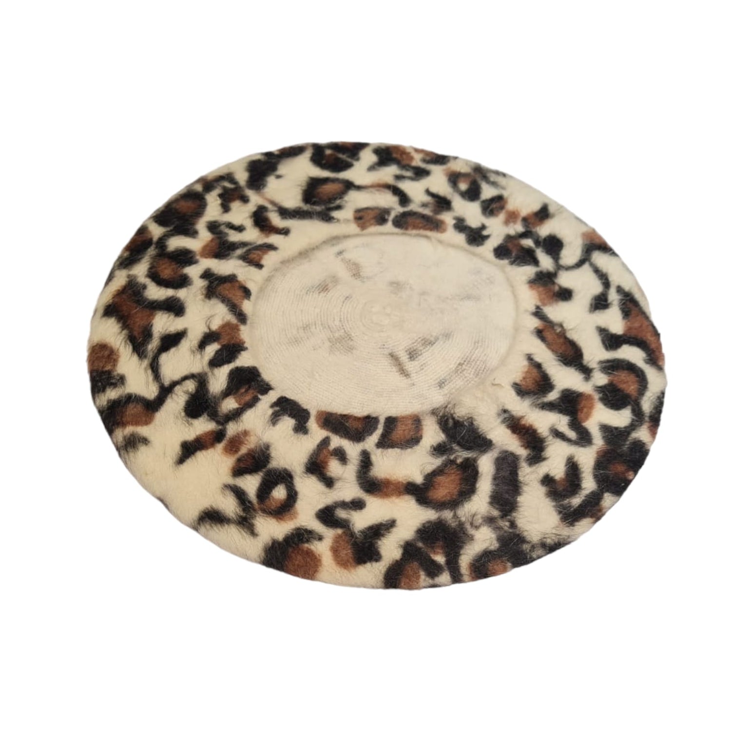 Boina Animal Print Crema