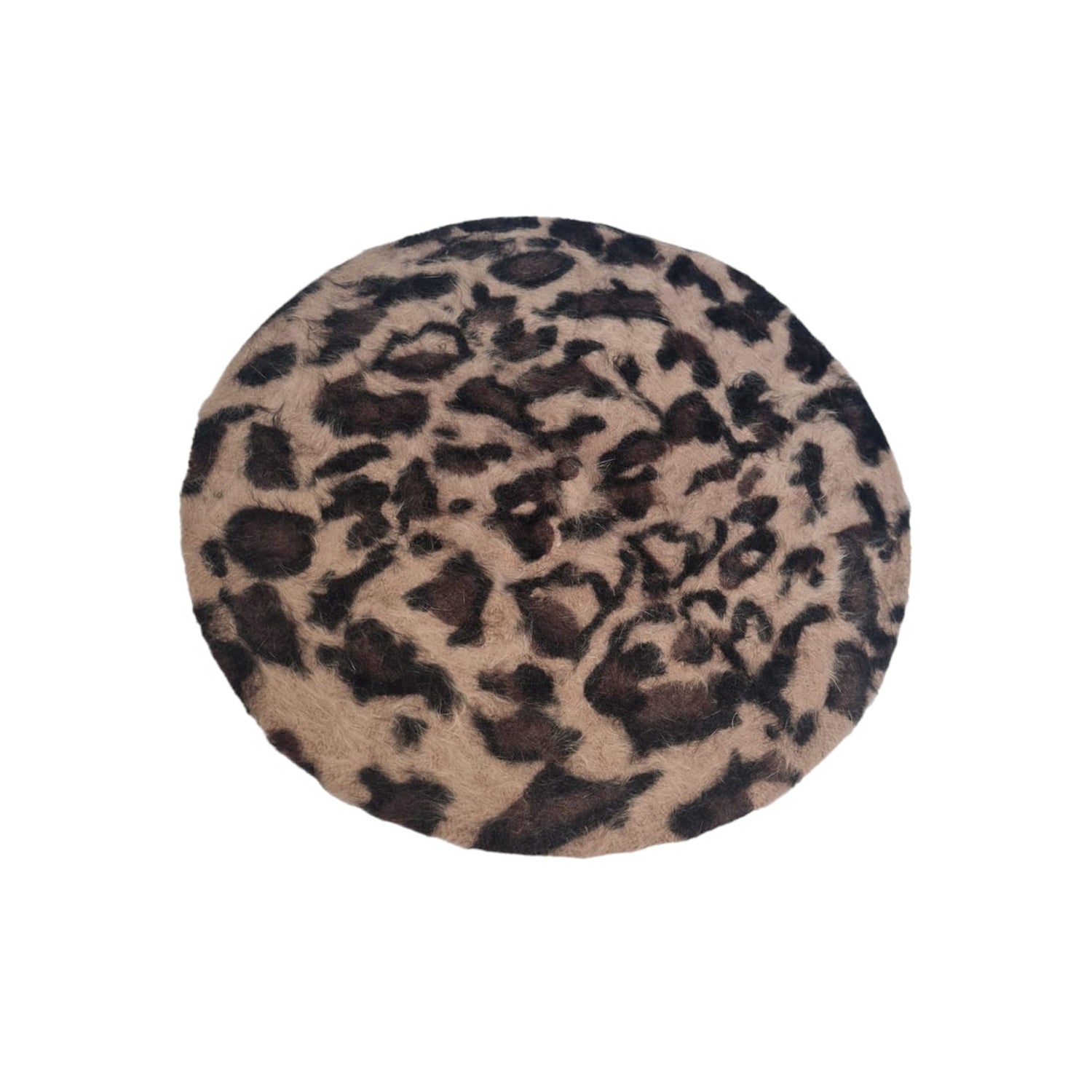 Boina Animal Print Marron