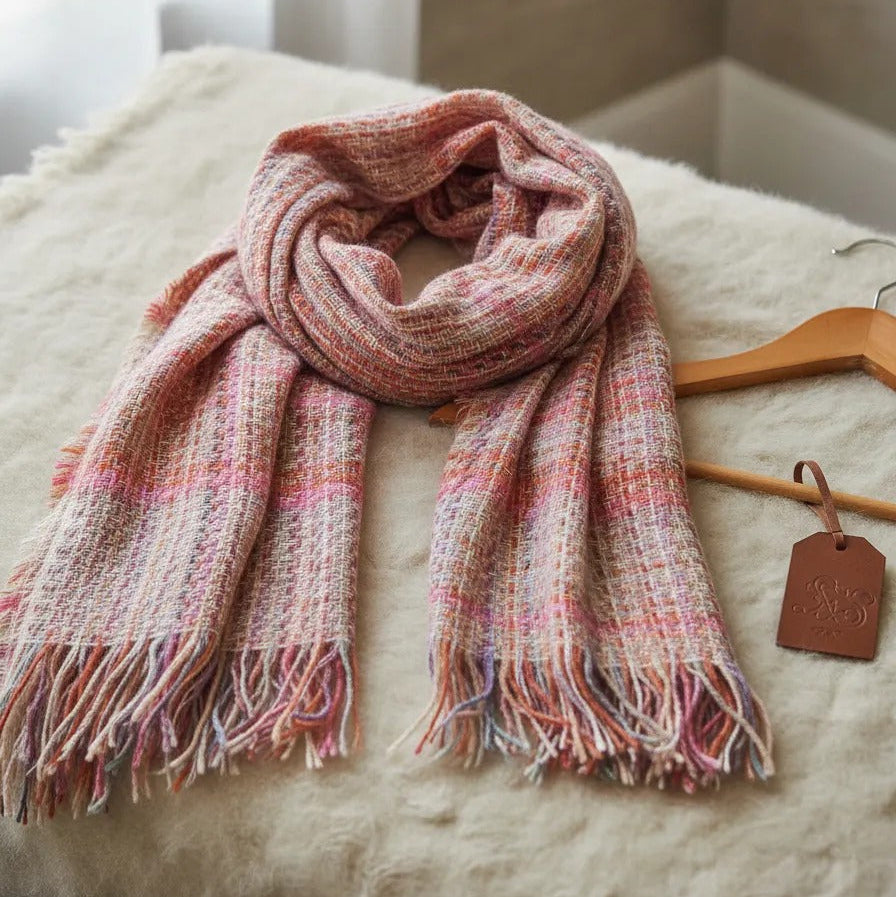 Maxi Bufanda Rosa claro