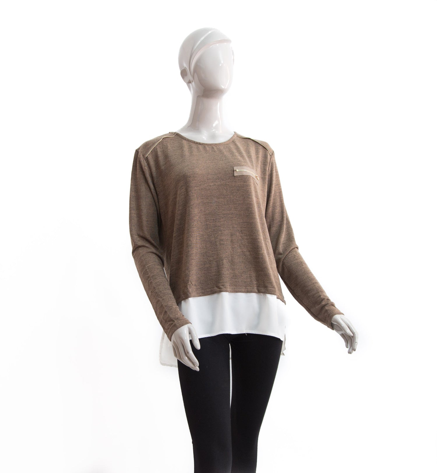 Polera 1046 Café