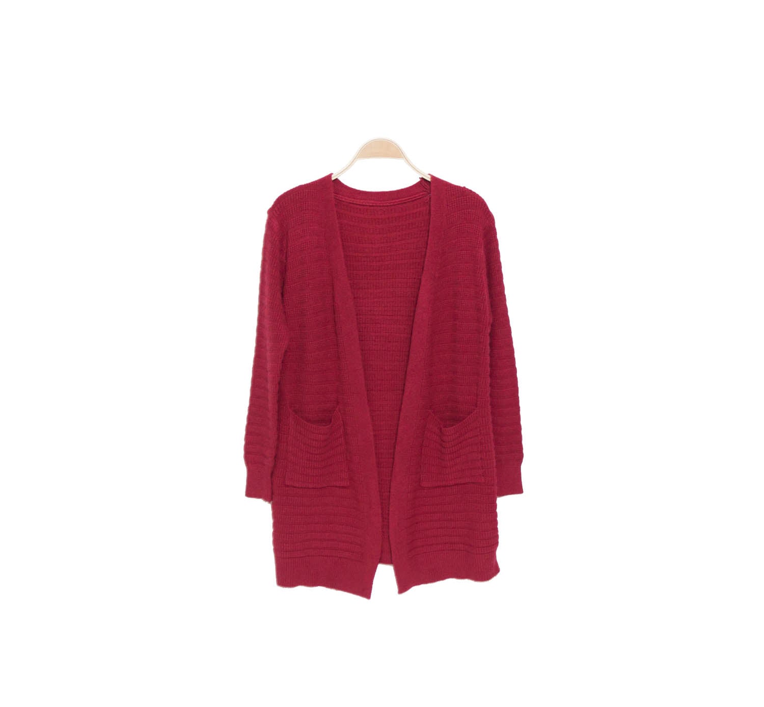 Tapado 2111 - Burdeo Talla Estándar - Pecho 96 Largo 85 Mangas 55 cm aprox