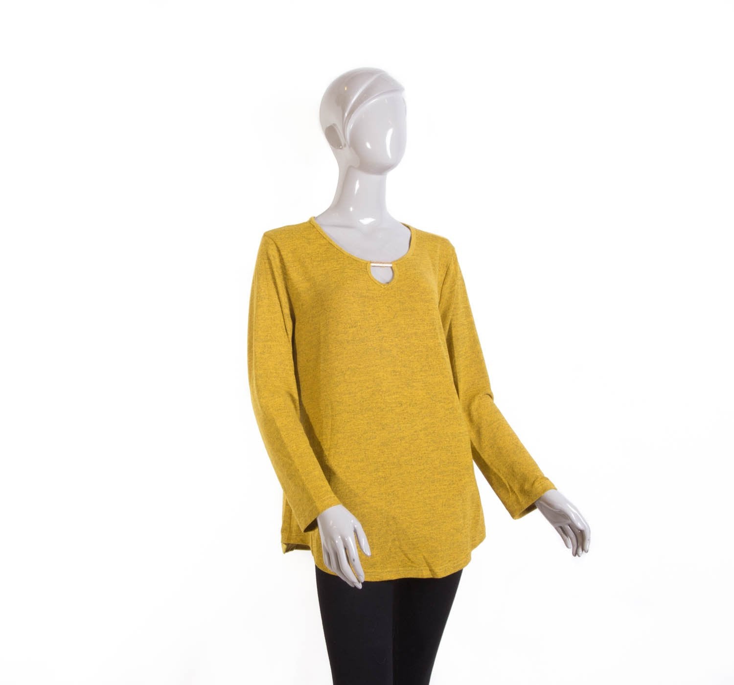 Polera Lanilla Mostaza 9926 - Talla Estándar