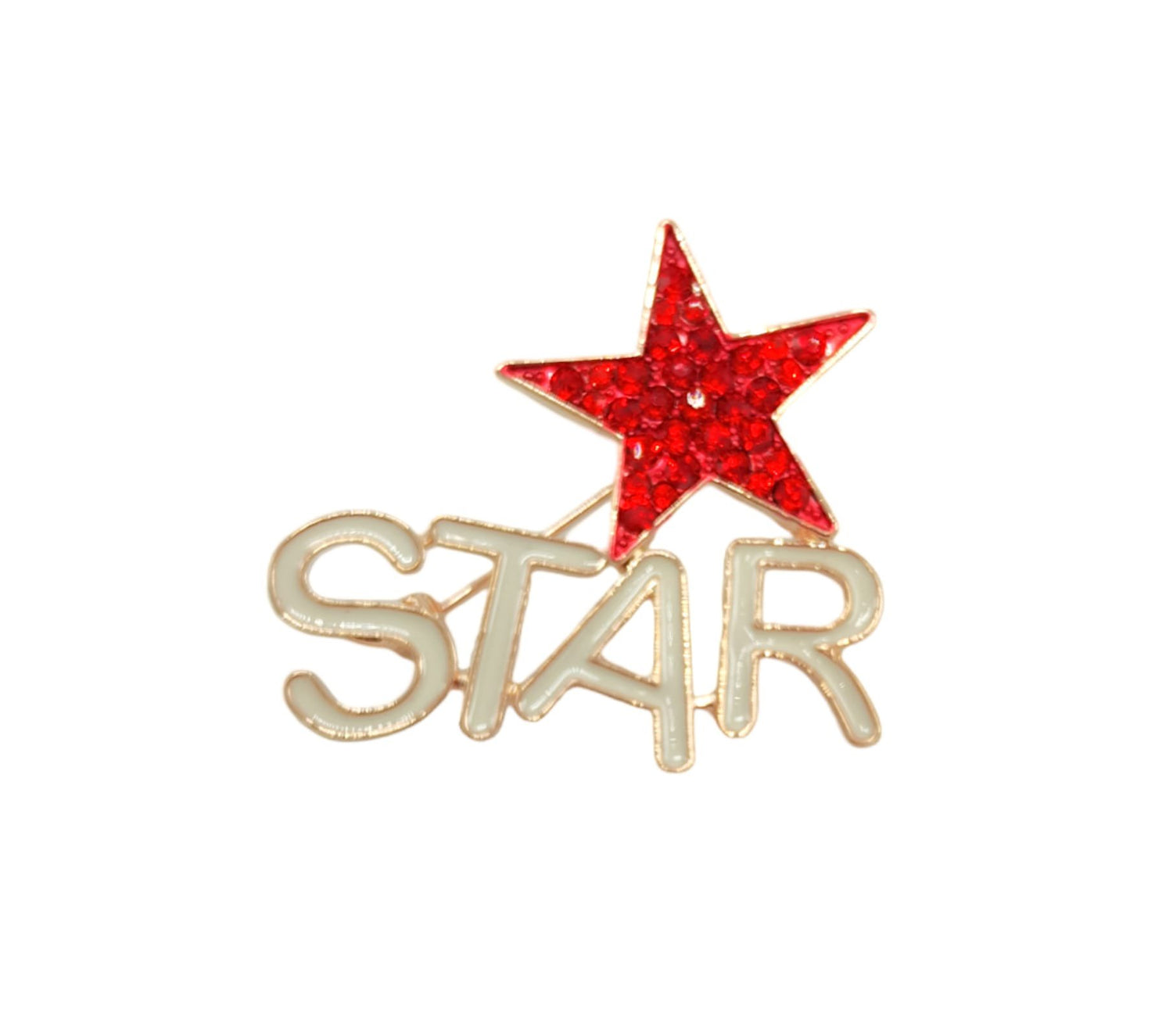 Prendedor Star Rojo