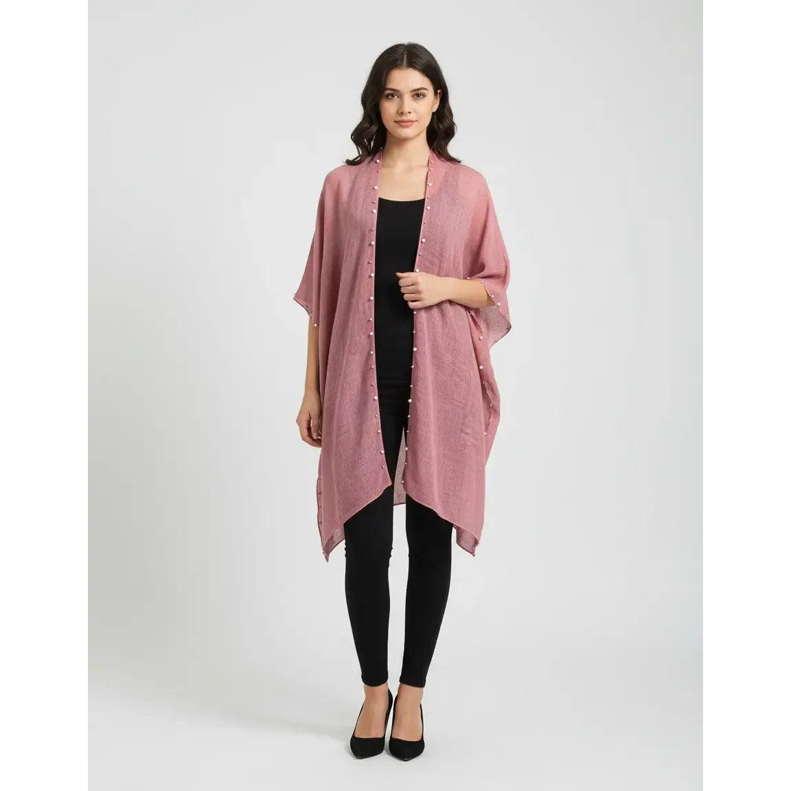 Kimono con Perlas 200-11 - Palo de rosa
