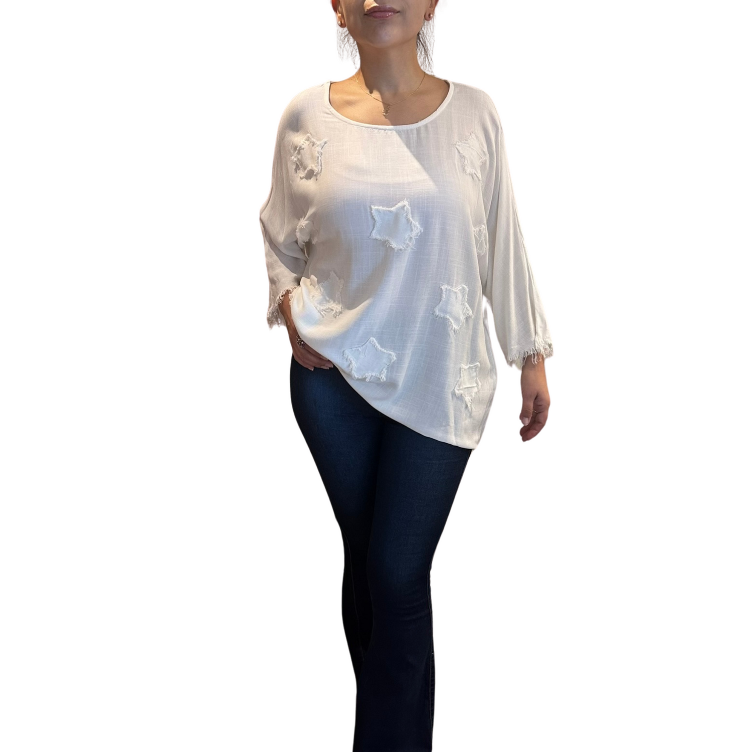 Polera Oversize con estrellas