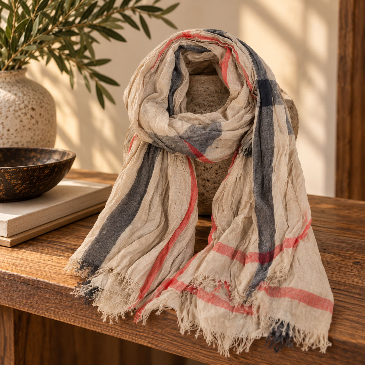 Pañuelo Hombre Beige
