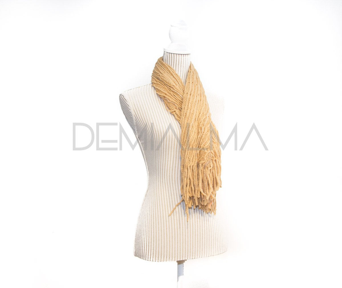 Bufanda Corta Beige - DEMIALMA