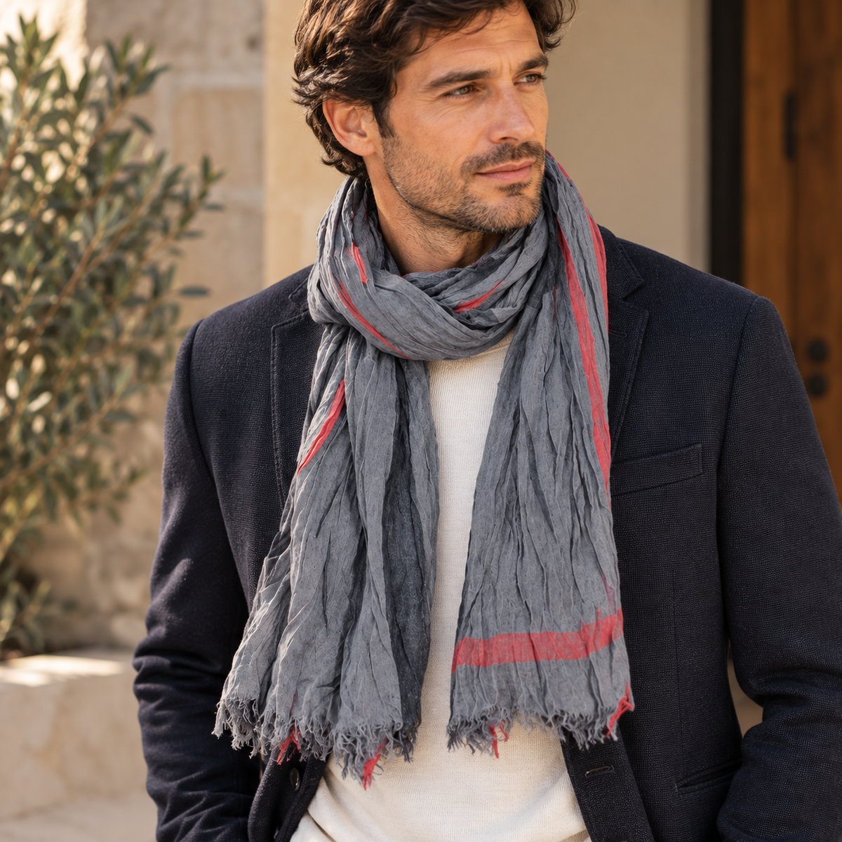 Pañuelo Hombre Gris