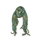 Bufanda Boucle verde