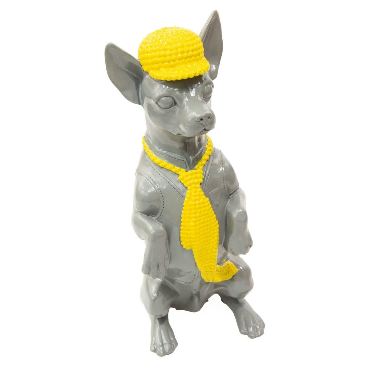 Chihuahua Gris Amarillo NY9364706 - 30 x 13 x 12 cm - DEMIALMA