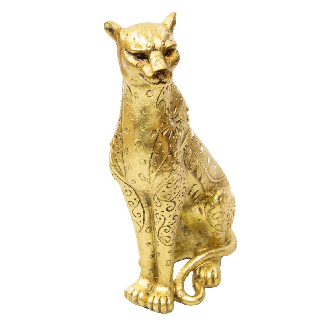 Leopardo Dorado Sentado - XL-6289-1