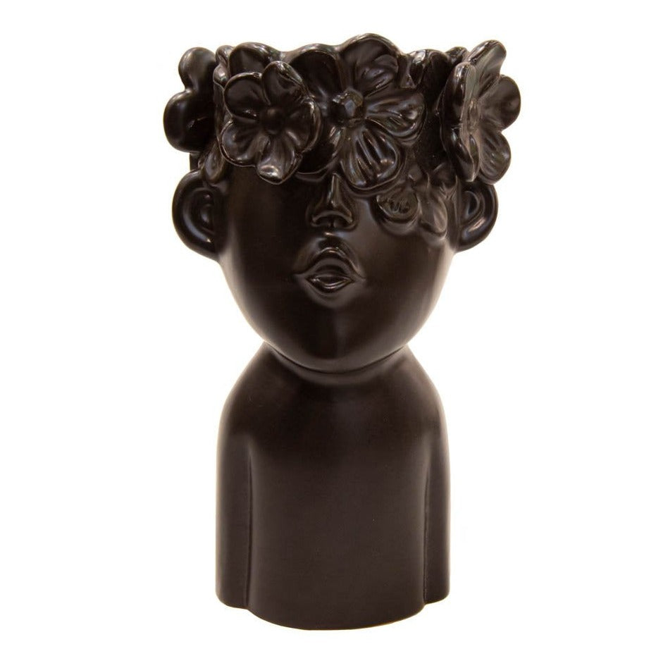 Florero Rostro Negro - HY020