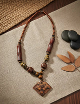 Collar Madera  Mod. A0131