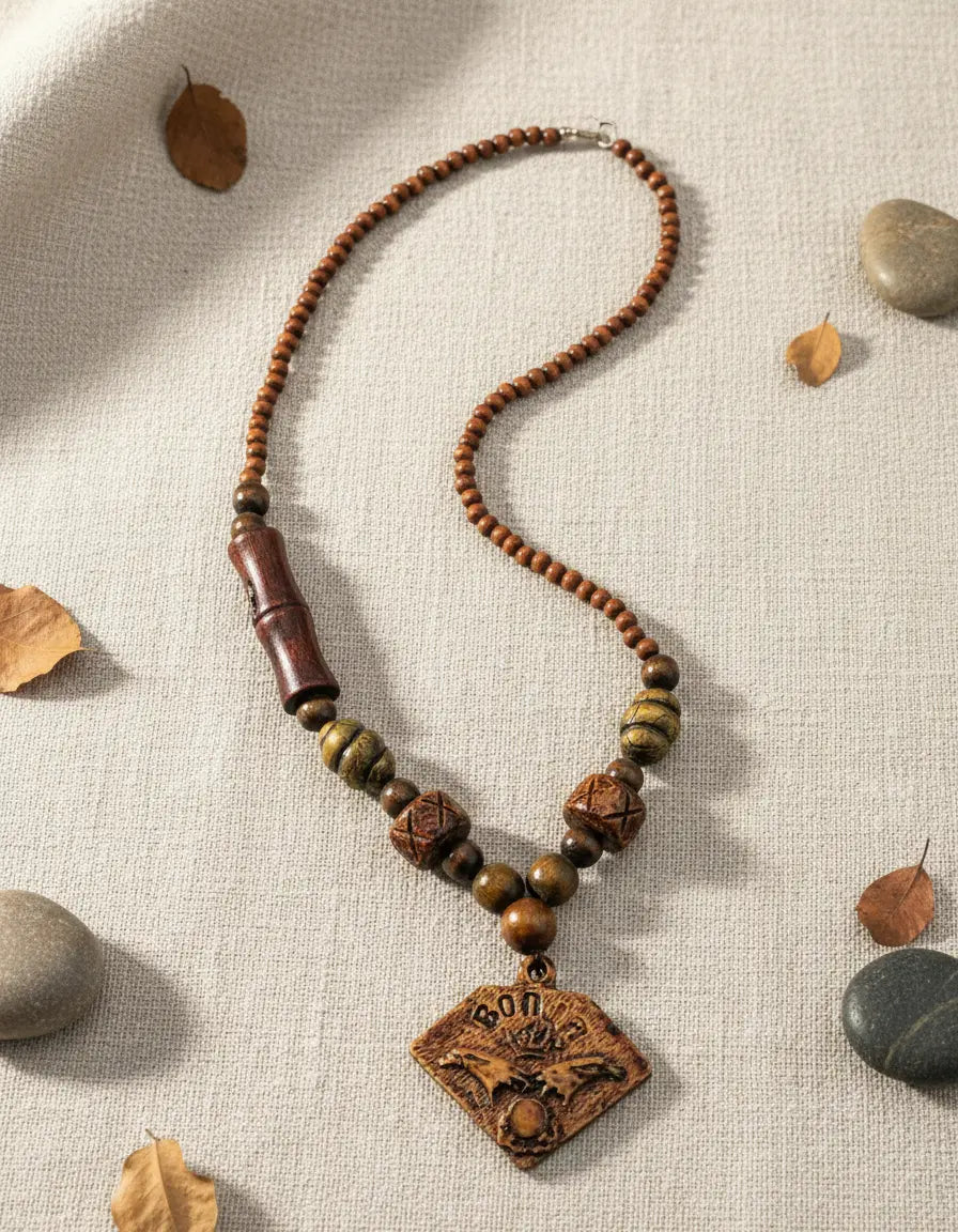 Collar Madera  Mod. A0131