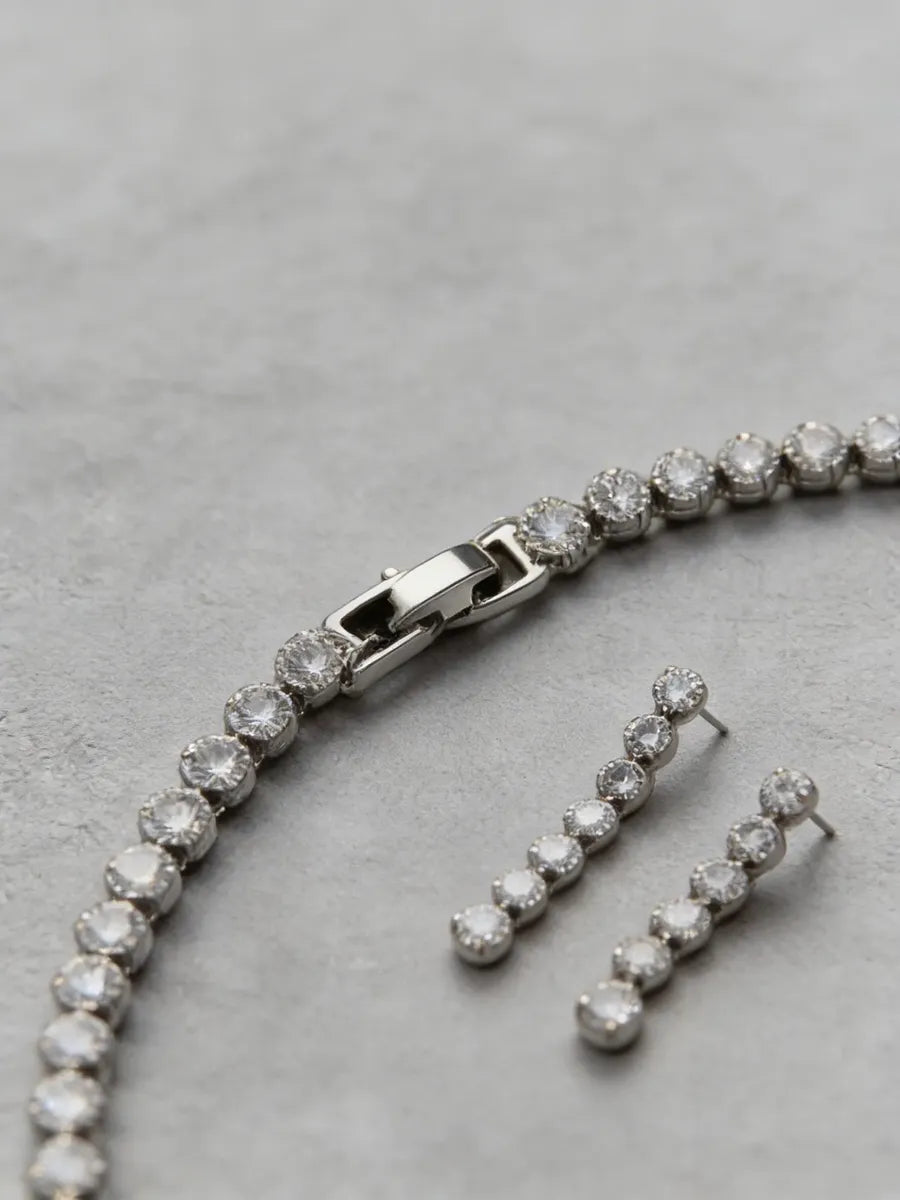 Conjunto de Joyas collar y pendientes - GLE4888