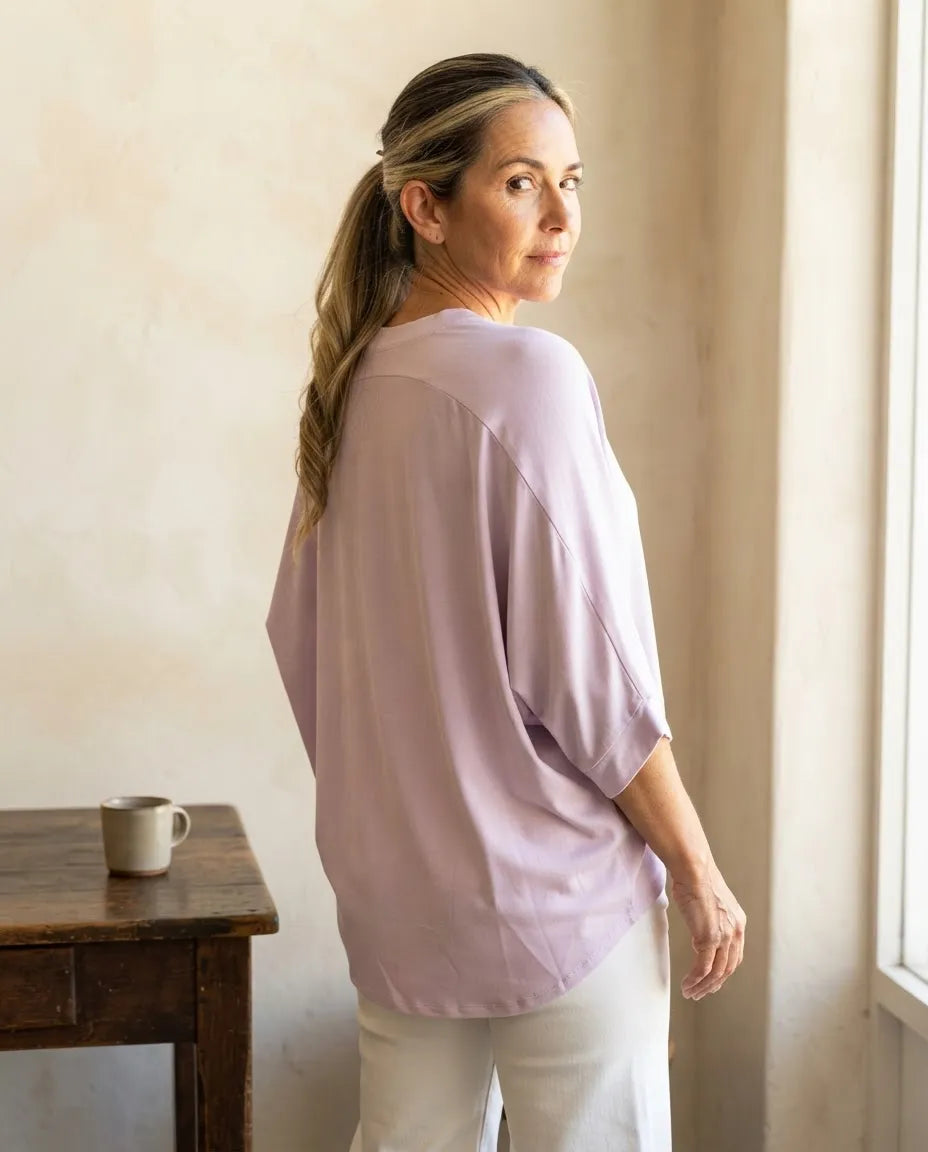 Blusa oversize rosada