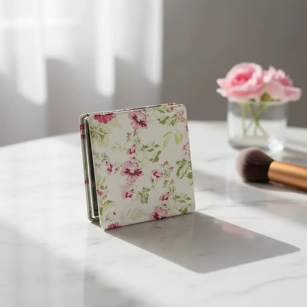 12 Espejos de cartera cuadrados surtidos - PRECIO MAYORISTA