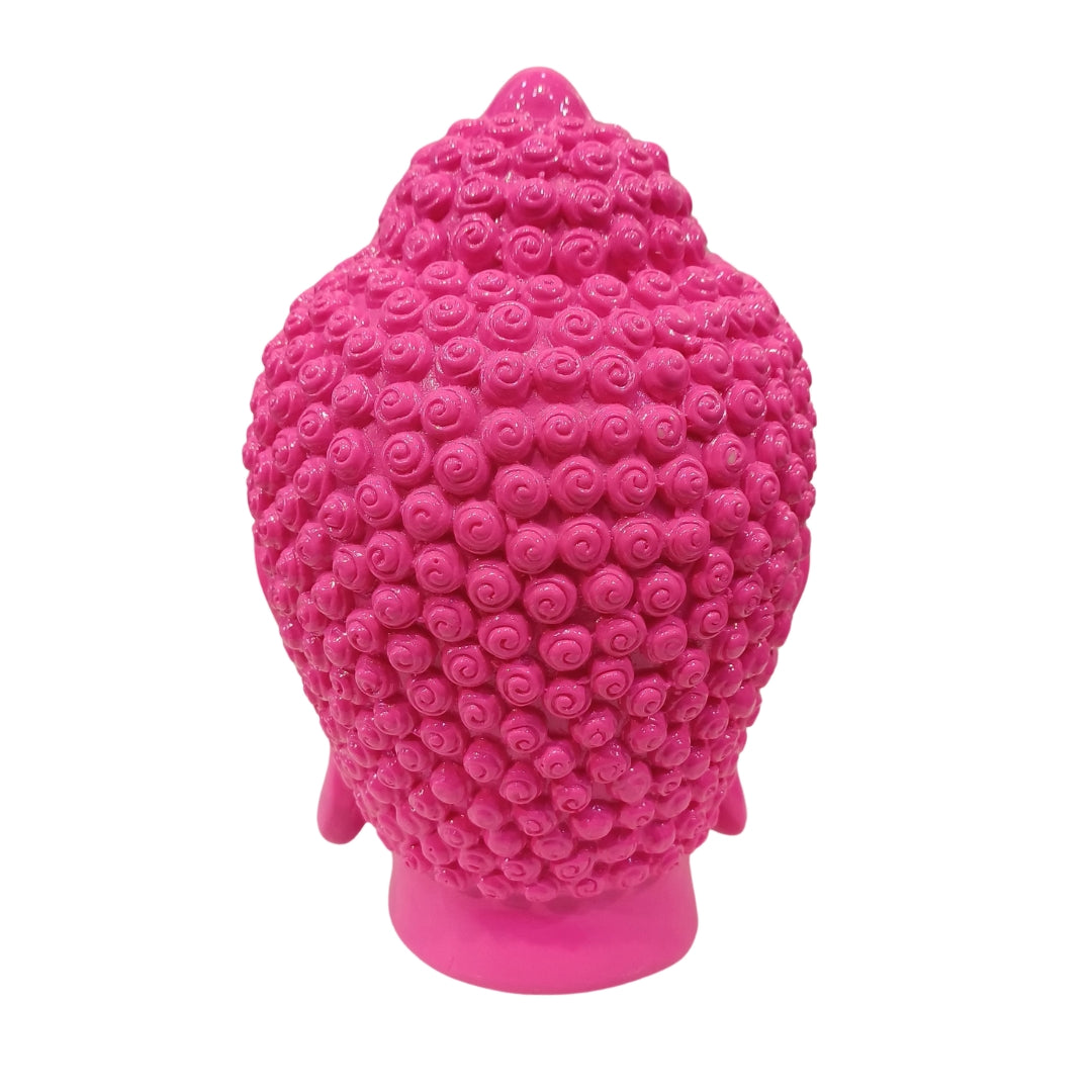 Cabeza Buda Siddhartha Gautama Fucsia - G236D