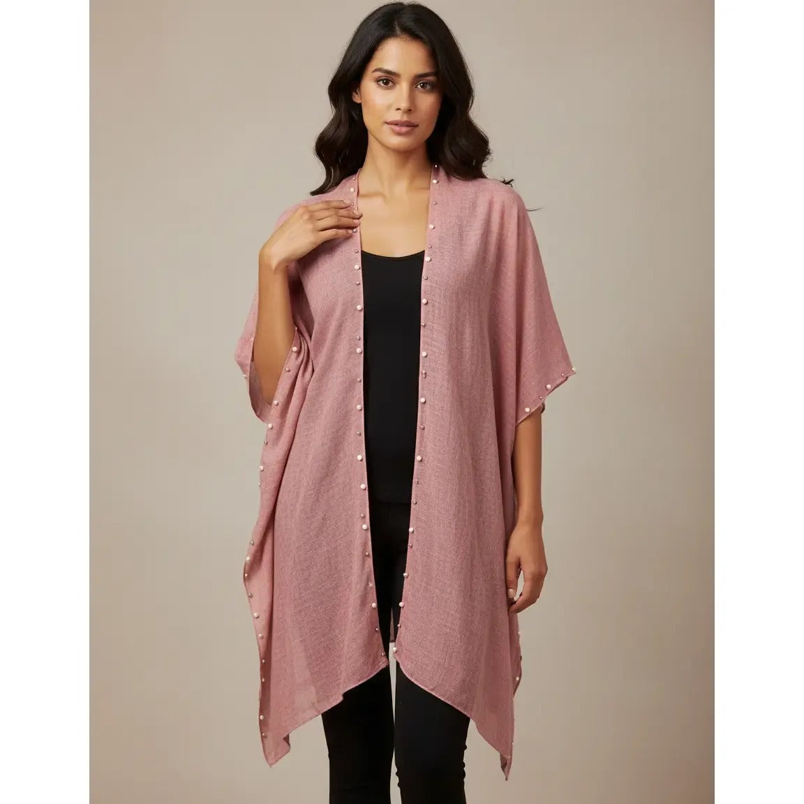 Kimono con Perlas 200-11 - Palo de rosa