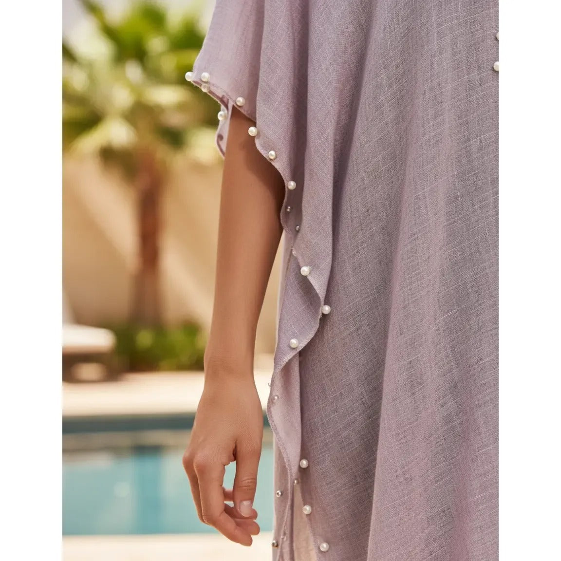 Kimono con Perlas 200-11 - Rosado