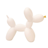 Perro Globo Blanco Mate 6719-1-1