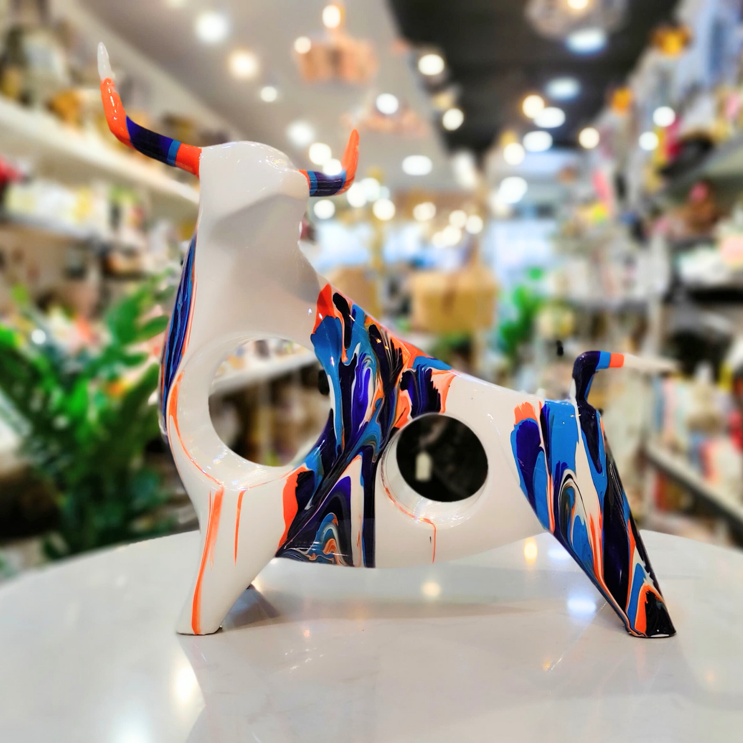 Toro Blanco Multicolor - 78Ls